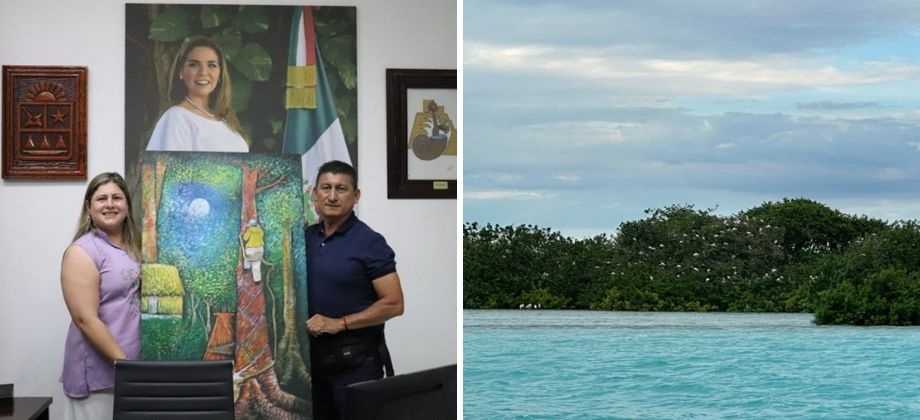 La Cónsul General en Cancún visitó el Sur del Estado de Quintana Roo 