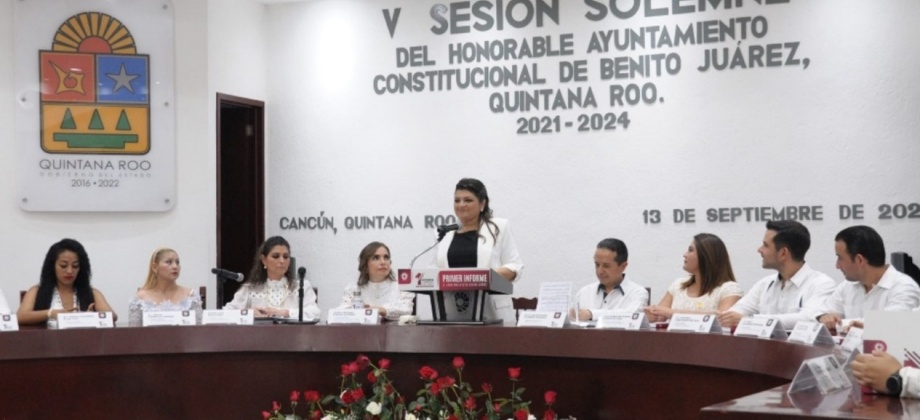 Consulado General de Colombia en Cancún asistió a los informes de gobierno de los municipios de Benito Juárez, Solidaridad y Puerto Morelos 