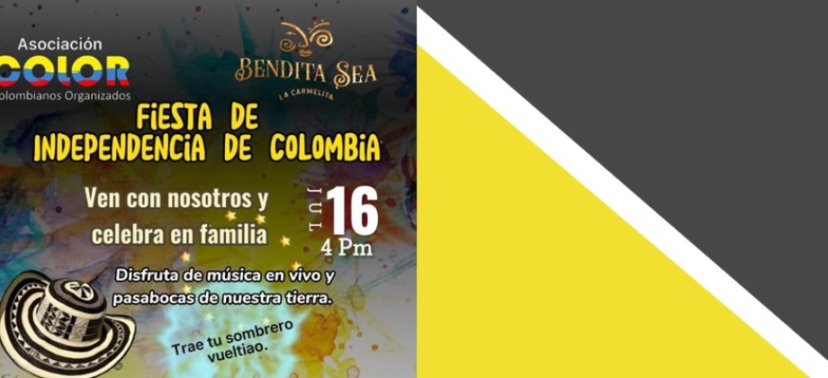 Consulado en Cancún invita a la Conmemoración de la Independencia de Colombia  