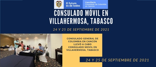 Consulado General de Colombia en Cancún llevó a cabo Consulado Movil en Villahermosa, Tabasco