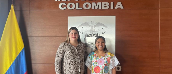 La Cónsul General de Colombia en Cancún se reúne con el Instituto Quintanarroense de la Mujer ‘Benito Juárez’
