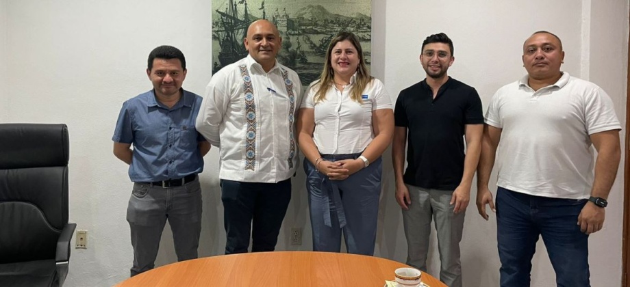 Cónsul de Colombia en Cancún se reunió con dependencias de la Fiscalía General del estado de Campeche