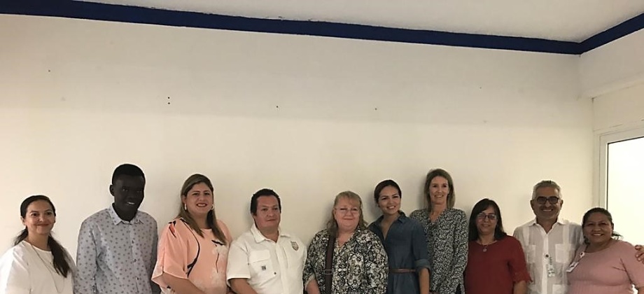 Cónsul de Colombia en Cancún participó en encuentro con el Instituto Nacional de Migración 