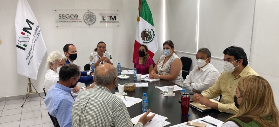 La Cónsul de Colombia en Cancún se reunión Instituto Nacional de Migración En Yucatán