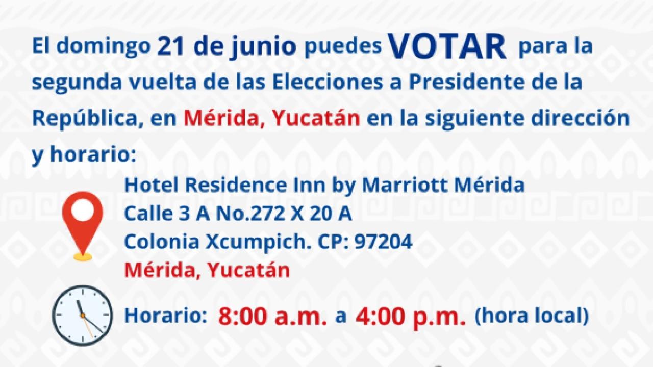 Colombianos en Mérida: verifique aquí su mesa de votación para la segunda vuelta presidencial