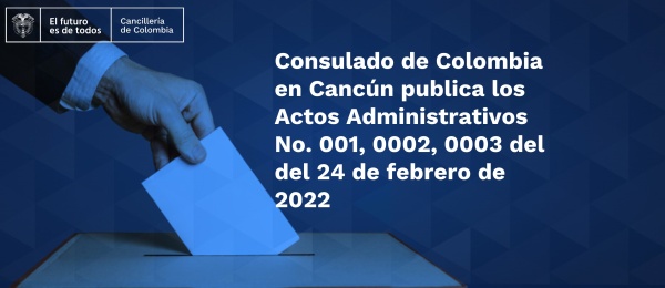 Conozca la designación de jurados de votación para las elecciones de Congreso de la República, en  Cancún, Mérida y Villahermosa